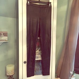 faux leather leggings